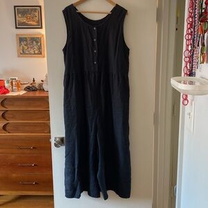Conscious Clothing Backyard Jumpsuit size XL black